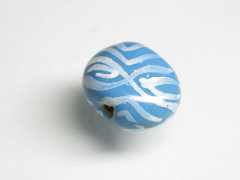 TOKO-BEADS KZ217-02 Kenyan ceramic bead 14mm KZ217-02 ケニアセラミックビーズ 14mm Asian bead & African bead  Handmade,Lampeork,bead,asia,india,ethnic,parts,accessory,beads とんぼ玉,ビーズ,トンボ玉,アジア,インド,エスニック,手作り,パーツ,アクセサリー
