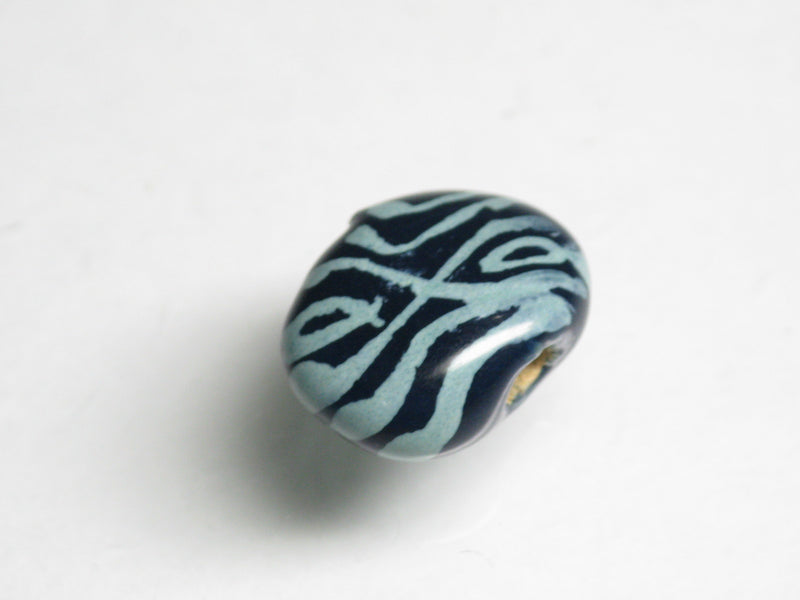 TOKO-BEADS KZ217-03 Kenyan ceramic bead 13mm KZ217-03 Kazuri ケニアセラミックビーズ 13mm Asian bead & African bead  Handmade,Lampeork,bead,asia,india,ethnic,parts,accessory,beads とんぼ玉,ビーズ,トンボ玉,アジア,インド,エスニック,手作り,パーツ,アクセサリー