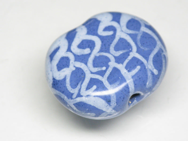 TOKO-BEADS KZ221-13 Kenyan ceramic bead 22mm KZ221-13 ケニアセラミックビーズ 22mmKazuri カズリビーズ Asian bead & African bead  Handmade,Lampeork,bead,asia,india,ethnic,parts,accessory,beads とんぼ玉,ビーズ,トンボ玉,アジア,インド,エスニック,手作り,パーツ,アクセサリー