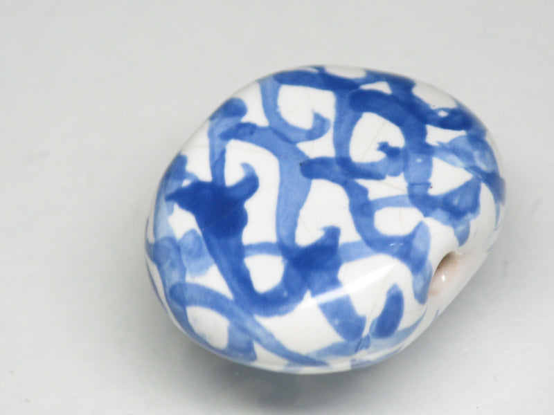 TOKO-BEADS KZ221-16 Kenyan ceramic bead 23mm KZ221-16 ケニアセラミックビーズ 23mmKazuri カズリビーズ Asian bead & African bead  Handmade,Lampeork,bead,asia,india,ethnic,parts,accessory,beads とんぼ玉,ビーズ,トンボ玉,アジア,インド,エスニック,手作り,パーツ,アクセサリー