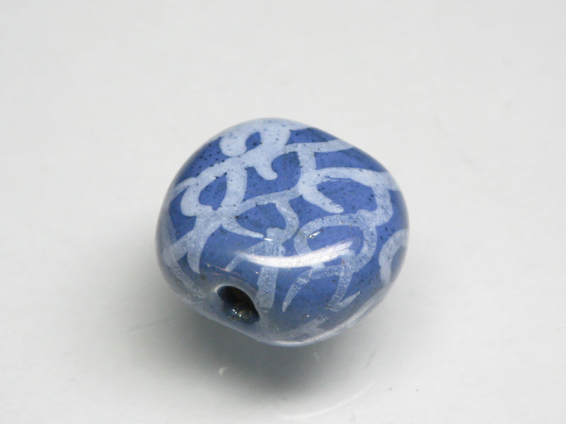 TOKO-BEADS KZ224-03 Kenyan ceramic bead 15mm KZ224-03 ケニアセラミックビーズ 15mm Asian bead & African bead  Handmade,Lampeork,bead,asia,india,ethnic,parts,accessory,beads とんぼ玉,ビーズ,トンボ玉,アジア,インド,エスニック,手作り,パーツ,アクセサリー