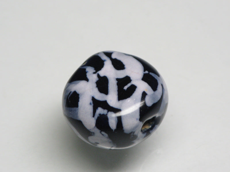TOKO-BEADS KZ224-08 Kenyan ceramic bead 15mm KZ224-08 Kazuri ケニアセラミックビーズ 15mm Asian bead & African bead  Handmade,Lampeork,bead,asia,india,ethnic,parts,accessory,beads とんぼ玉,ビーズ,トンボ玉,アジア,インド,エスニック,手作り,パーツ,アクセサリー