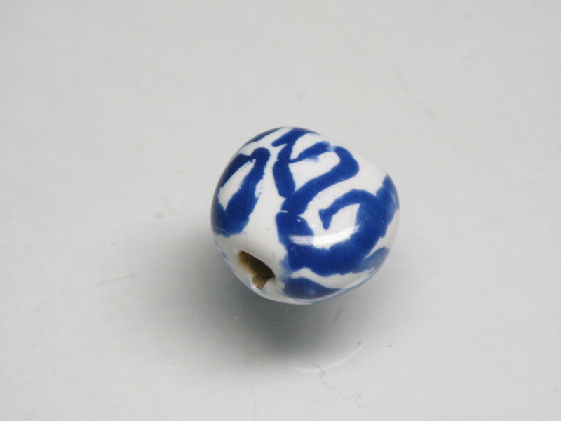 TOKO-BEADS KZ225-01 Kenyan ceramic bead 11mm KZ225-01 ケニアセラミックビーズ 11mm Asian bead & African bead  Handmade,Lampeork,bead,asia,india,ethnic,parts,accessory,beads とんぼ玉,ビーズ,トンボ玉,アジア,インド,エスニック,手作り,パーツ,アクセサリー