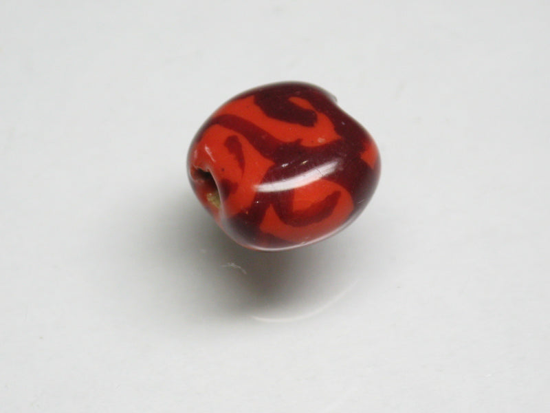 TOKO-BEADS KZ225-04 Kenyan ceramic bead 11mm KZ225-04 ケニアセラミックビーズ 11mm Asian bead & African bead  Handmade,Lampeork,bead,asia,india,ethnic,parts,accessory,beads とんぼ玉,ビーズ,トンボ玉,アジア,インド,エスニック,手作り,パーツ,アクセサリー