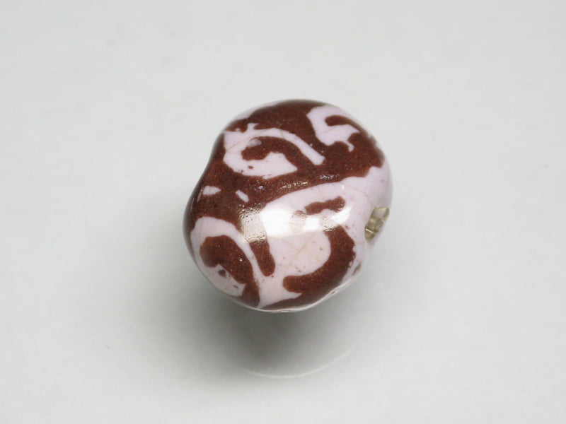 TOKO-BEADS KZ227-06 Kenyan ceramic bead 13~14mm KZ227-06 Kazuri ケニアセラミックビーズ 13~14mm Asian bead & African bead  Handmade,Lampeork,bead,asia,india,ethnic,parts,accessory,beads とんぼ玉,ビーズ,トンボ玉,アジア,インド,エスニック,手作り,パーツ,アクセサリー