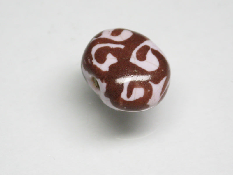 TOKO-BEADS KZ227-06 Kenyan ceramic bead 13~14mm KZ227-06 ケニアセラミックビーズ 13~14mm Asian bead & African bead  Handmade,Lampeork,bead,asia,india,ethnic,parts,accessory,beads とんぼ玉,ビーズ,トンボ玉,アジア,インド,エスニック,手作り,パーツ,アクセサリー