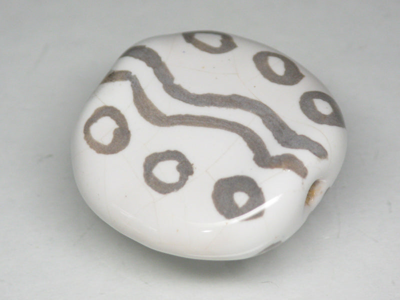 TOKO-BEADS KZ231-02 Kenyan ceramic bead 21mm KZ231-02 ケニアセラミックビーズ 21mmKazuri カズリビーズ Asian bead & African bead  Handmade,Lampeork,bead,asia,india,ethnic,parts,accessory,beads とんぼ玉,ビーズ,トンボ玉,アジア,インド,エスニック,手作り,パーツ,アクセサリー