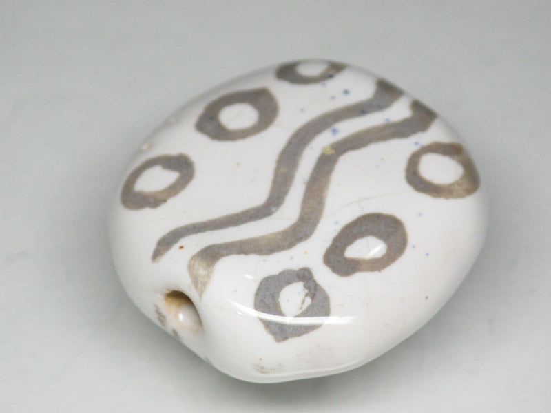 TOKO-BEADS KZ231-02 Kenyan ceramic bead 21mm KZ231-02 ケニアセラミックビーズ 21mmKazuri カズリビーズ Asian bead & African bead  Handmade,Lampeork,bead,asia,india,ethnic,parts,accessory,beads とんぼ玉,ビーズ,トンボ玉,アジア,インド,エスニック,手作り,パーツ,アクセサリー