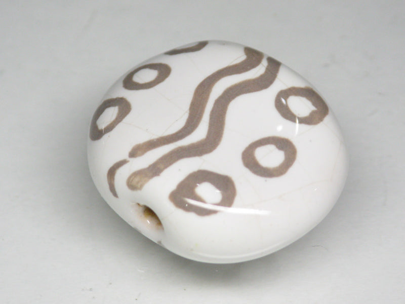 TOKO-BEADS KZ231-03 Kenyan ceramic bead 23.5mm KZ231-03 ケニアセラミックビーズ 23.5mmKazuri カズリビーズ Asian bead & African bead  Handmade,Lampeork,bead,asia,india,ethnic,parts,accessory,beads とんぼ玉,ビーズ,トンボ玉,アジア,インド,エスニック,手作り,パーツ,アクセサリー