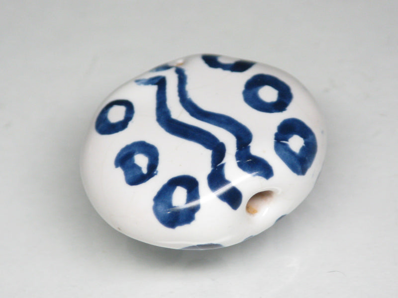 TOKO-BEADS KZ231-06 Kenyan ceramic bead 22mm KZ231-06 ケニアセラミックビーズ 22mmKazuri カズリビーズ Asian bead & African bead  Handmade,Lampeork,bead,asia,india,ethnic,parts,accessory,beads とんぼ玉,ビーズ,トンボ玉,アジア,インド,エスニック,手作り,パーツ,アクセサリー