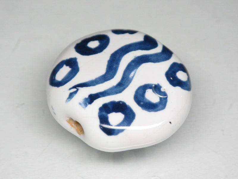 TOKO-BEADS KZ231-06 Kenyan ceramic bead 22mm KZ231-06 ケニアセラミックビーズ 22mmKazuri カズリビーズ Asian bead & African bead  Handmade,Lampeork,bead,asia,india,ethnic,parts,accessory,beads とんぼ玉,ビーズ,トンボ玉,アジア,インド,エスニック,手作り,パーツ,アクセサリー