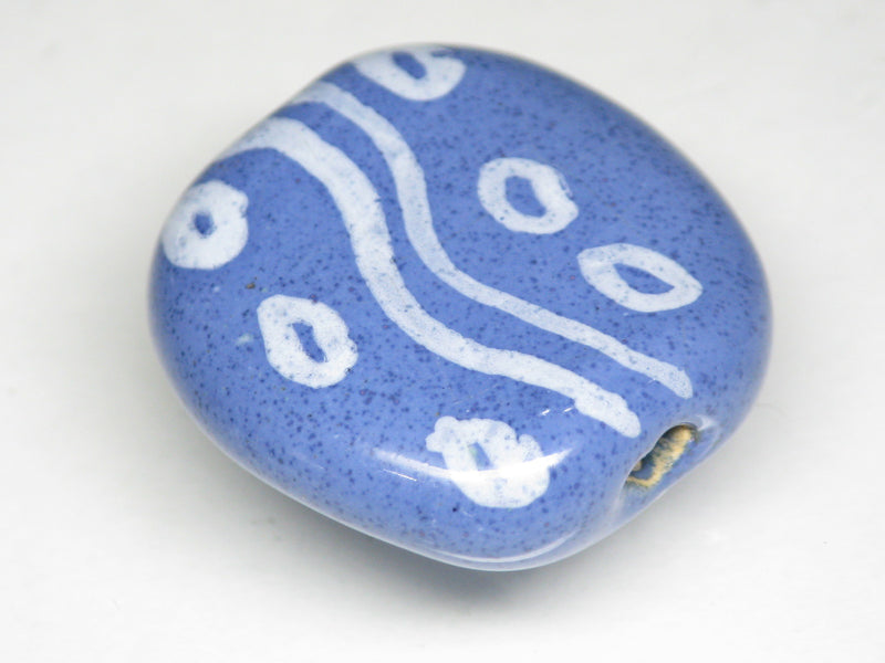 TOKO-BEADS KZ231-09 Kenyan ceramic bead 23mm KZ231-09 ケニアセラミックビーズ 23mmKazuri カズリビーズ Asian bead & African bead  Handmade,Lampeork,bead,asia,india,ethnic,parts,accessory,beads とんぼ玉,ビーズ,トンボ玉,アジア,インド,エスニック,手作り,パーツ,アクセサリー