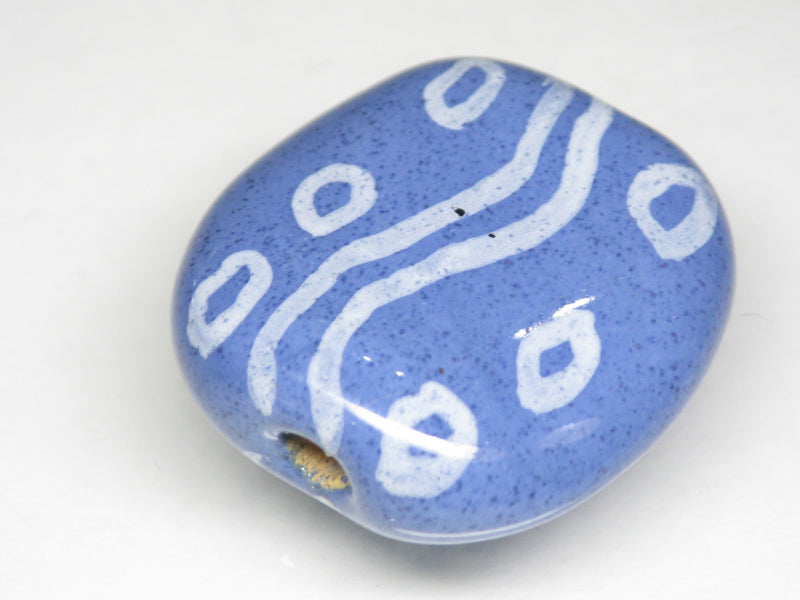 TOKO-BEADS KZ231-09 Kenyan ceramic bead 23mm KZ231-09 ケニアセラミックビーズ 23mmKazuri カズリビーズ Asian bead & African bead  Handmade,Lampeork,bead,asia,india,ethnic,parts,accessory,beads とんぼ玉,ビーズ,トンボ玉,アジア,インド,エスニック,手作り,パーツ,アクセサリー