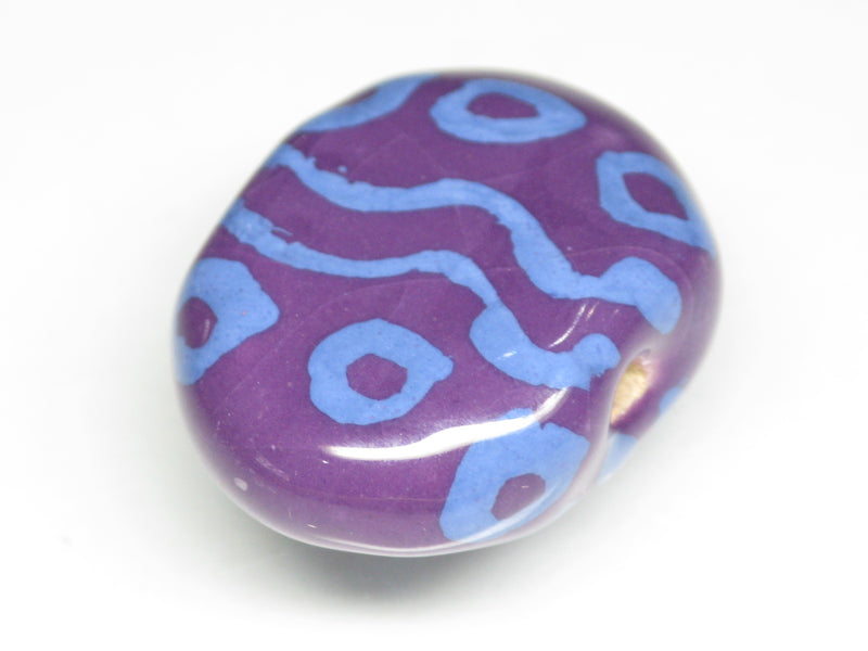 TOKO-BEADS KZ231-10 Kenyan ceramic bead 24mm KZ231-10 ケニアセラミックビーズ 24mmKazuri カズリビーズ Asian bead & African bead  Handmade,Lampeork,bead,asia,india,ethnic,parts,accessory,beads とんぼ玉,ビーズ,トンボ玉,アジア,インド,エスニック,手作り,パーツ,アクセサリー