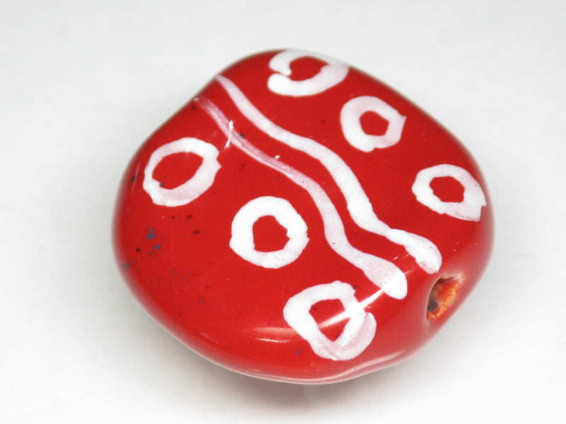 TOKO-BEADS KZ231-12 Kenyan ceramic bead 22mm KZ231-12 ケニアセラミックビーズ 22mmKazuri カズリビーズ Asian bead & African bead  Handmade,Lampeork,bead,asia,india,ethnic,parts,accessory,beads とんぼ玉,ビーズ,トンボ玉,アジア,インド,エスニック,手作り,パーツ,アクセサリー