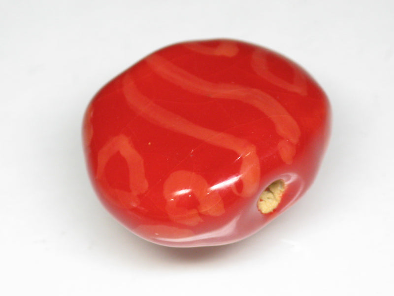 TOKO-BEADS KZ231-15 Kenyan ceramic bead 22mm KZ231-15 ケニアセラミックビーズ 22mmKazuri カズリビーズ Asian bead & African bead  Handmade,Lampeork,bead,asia,india,ethnic,parts,accessory,beads とんぼ玉,ビーズ,トンボ玉,アジア,インド,エスニック,手作り,パーツ,アクセサリー