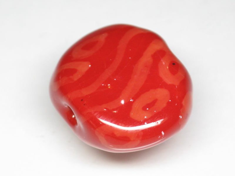TOKO-BEADS KZ231-15 Kenyan ceramic bead 22mm KZ231-15 ケニアセラミックビーズ 22mmKazuri カズリビーズ Asian bead & African bead  Handmade,Lampeork,bead,asia,india,ethnic,parts,accessory,beads とんぼ玉,ビーズ,トンボ玉,アジア,インド,エスニック,手作り,パーツ,アクセサリー