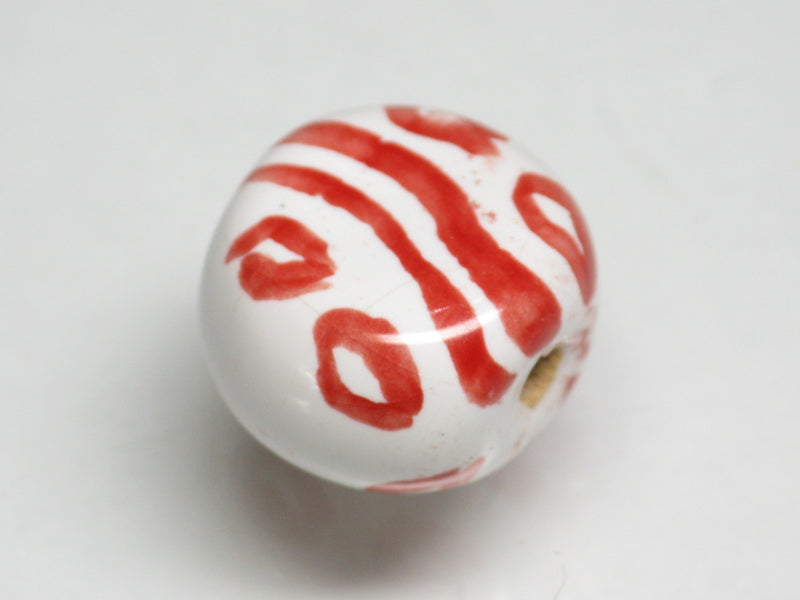 TOKO-BEADS KZ234-02 Kenyan ceramic bead 15~16mm KZ234-02 ケニアセラミックビーズ 15~16mmKazuri カズリビーズ Asian bead & African bead  Handmade,Lampeork,bead,asia,india,ethnic,parts,accessory,beads とんぼ玉,ビーズ,トンボ玉,アジア,インド,エスニック,手作り,パーツ,アクセサリー