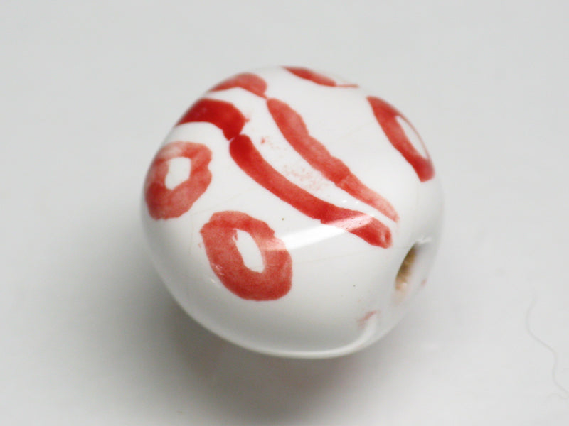 TOKO-BEADS KZ234-03 Kenyan ceramic bead 15~16mm KZ234-03 ケニアセラミックビーズ 15~16mmKazuri カズリビーズ Asian bead & African bead  Handmade,Lampeork,bead,asia,india,ethnic,parts,accessory,beads とんぼ玉,ビーズ,トンボ玉,アジア,インド,エスニック,手作り,パーツ,アクセサリー
