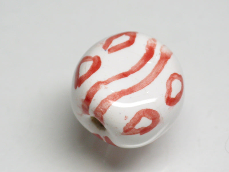 TOKO-BEADS KZ234-03 Kenyan ceramic bead 15~16mm KZ234-03 ケニアセラミックビーズ 15~16mmKazuri カズリビーズ Asian bead & African bead  Handmade,Lampeork,bead,asia,india,ethnic,parts,accessory,beads とんぼ玉,ビーズ,トンボ玉,アジア,インド,エスニック,手作り,パーツ,アクセサリー