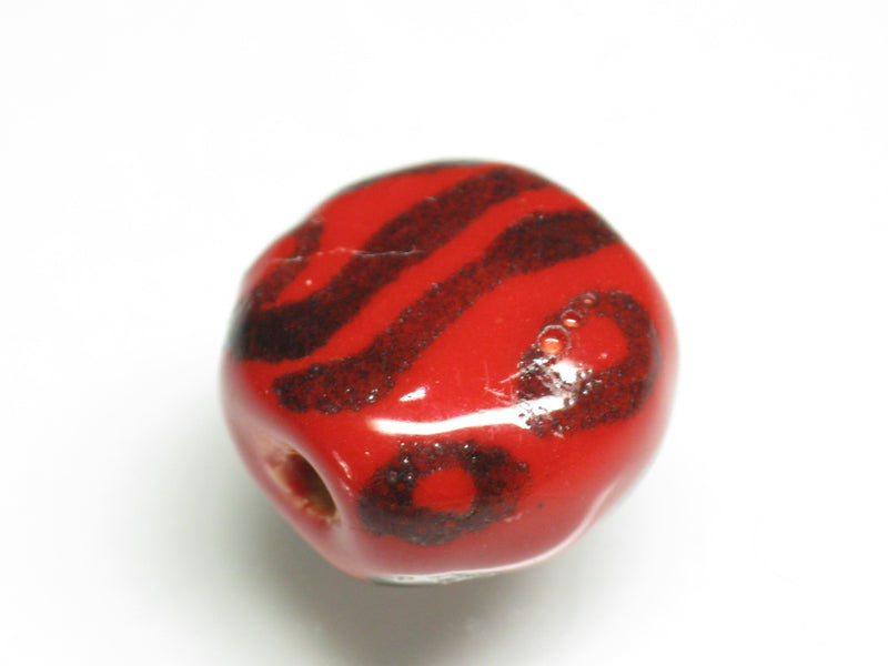 TOKO-BEADS KZ234-04 Kenyan ceramic bead 15~16mm KZ234-04 ケニアセラミックビーズ 15~16mmKazuri カズリビーズ Asian bead & African bead  Handmade,Lampeork,bead,asia,india,ethnic,parts,accessory,beads とんぼ玉,ビーズ,トンボ玉,アジア,インド,エスニック,手作り,パーツ,アクセサリー