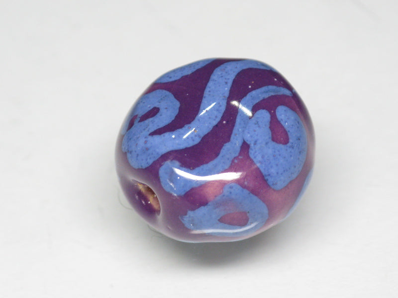 TOKO-BEADS KZ234-05 Kenyan ceramic bead 15~16mm KZ234-05 ケニアセラミックビーズ 15~16mmKazuri カズリビーズ Asian bead & African bead  Handmade,Lampeork,bead,asia,india,ethnic,parts,accessory,beads とんぼ玉,ビーズ,トンボ玉,アジア,インド,エスニック,手作り,パーツ,アクセサリー