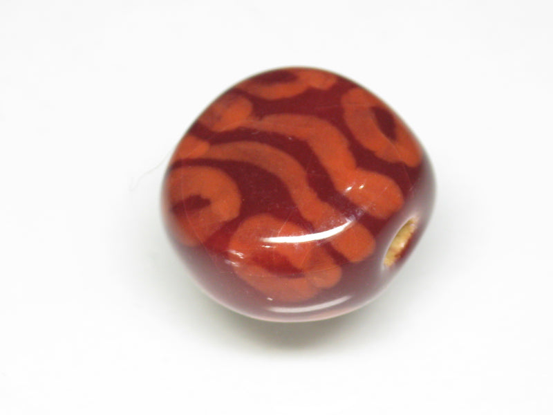 TOKO-BEADS KZ234-06 Kenyan ceramic bead 15~16mm KZ234-06 ケニアセラミックビーズ 15~16mmKazuri カズリビーズ Asian bead & African bead  Handmade,Lampeork,bead,asia,india,ethnic,parts,accessory,beads とんぼ玉,ビーズ,トンボ玉,アジア,インド,エスニック,手作り,パーツ,アクセサリー