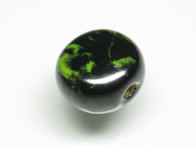 TOKO-BEADS KZ244-01 Kenyan ceramic bead 15mm KZ244-01 ケニアセラミックビーズ 15mmKazuri カズリビーズ Asian bead & African bead  Handmade,Lampeork,bead,asia,india,ethnic,parts,accessory,beads とんぼ玉,ビーズ,トンボ玉,アジア,インド,エスニック,手作り,パーツ,アクセサリー