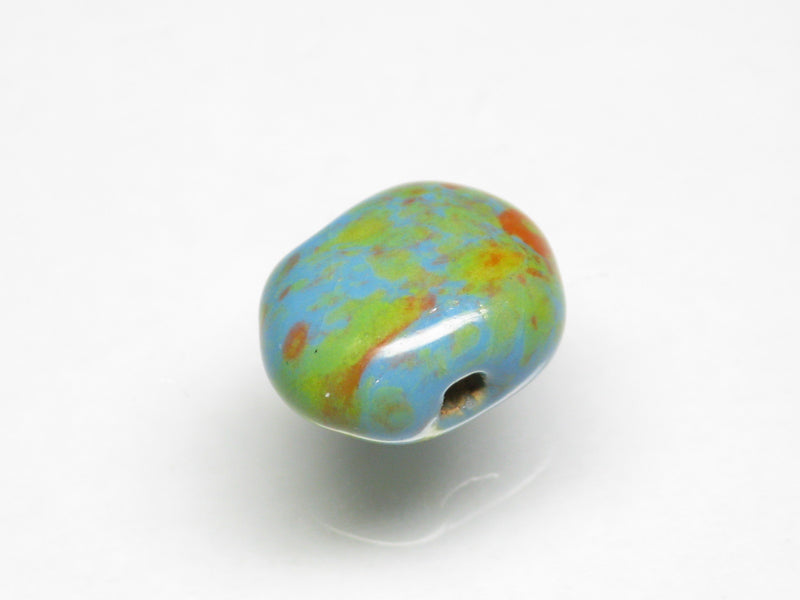 TOKO-BEADS KZ247-08 Kenyan ceramic bead 12mm KZ247-08 ケニアセラミックビーズ 12mmKazuri カズリビーズ Asian bead & African bead  Handmade,Lampeork,bead,asia,india,ethnic,parts,accessory,beads とんぼ玉,ビーズ,トンボ玉,アジア,インド,エスニック,手作り,パーツ,アクセサリー