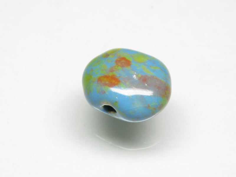 TOKO-BEADS KZ247-08 Kenyan ceramic bead 12mm KZ247-08 ケニアセラミックビーズ 12mmKazuri カズリビーズ Asian bead & African bead  Handmade,Lampeork,bead,asia,india,ethnic,parts,accessory,beads とんぼ玉,ビーズ,トンボ玉,アジア,インド,エスニック,手作り,パーツ,アクセサリー