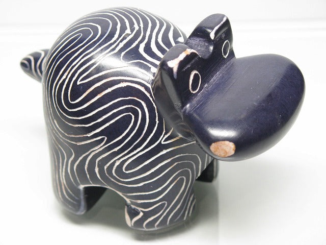 TOKO-BEADS KZ998-04 Kenya Soapstone Animals 85mm KZ998-04 ケニアソープストーン（かば） 85mmKazuri カズリビーズ Asian bead & African bead  Handmade,Lampeork,bead,asia,india,ethnic,parts,accessory,beads とんぼ玉,ビーズ,トンボ玉,アジア,インド,エスニック,手作り,パーツ,アクセサリー