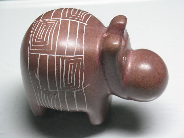 TOKO-BEADS KZ999-05 Kenya Soapstone Animals 65mm KZ999-05 ケニアソープストーン（かば） 65mmKazuri カズリビーズ Asian bead & African bead  Handmade,Lampeork,bead,asia,india,ethnic,parts,accessory,beads とんぼ玉,ビーズ,トンボ玉,アジア,インド,エスニック,手作り,パーツ,アクセサリー