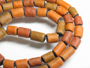 TOKO-BEADS MJ001-47 Majapahit bead(strand) 7~8mm MJ001-47 マジャパヒト玉（連） 7~8mm Asian bead & African bead  Handmade,Lampeork,bead,asia,india,ethnic,parts,accessory,beads とんぼ玉,ビーズ,トンボ玉,アジア,インド,エスニック,手作り,パーツ,アクセサリー