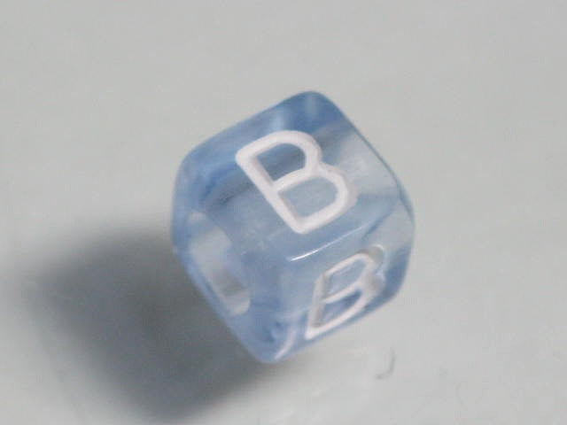 TOKO-BEADS P001-1-B Alphabet (B) 6mm P001-1-B アルファベット（B） 6mm Asian bead & African bead  Handmade,Lampeork,bead,asia,india,ethnic,parts,accessory,beads とんぼ玉,ビーズ,トンボ玉,アジア,インド,エスニック,手作り,パーツ,アクセサリー