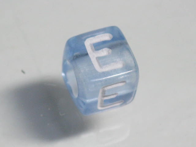 TOKO-BEADS P001-1-E Alphabet (E) 6mm P001-1-E アルファベット（E） 6mm Asian bead & African bead  Handmade,Lampeork,bead,asia,india,ethnic,parts,accessory,beads とんぼ玉,ビーズ,トンボ玉,アジア,インド,エスニック,手作り,パーツ,アクセサリー