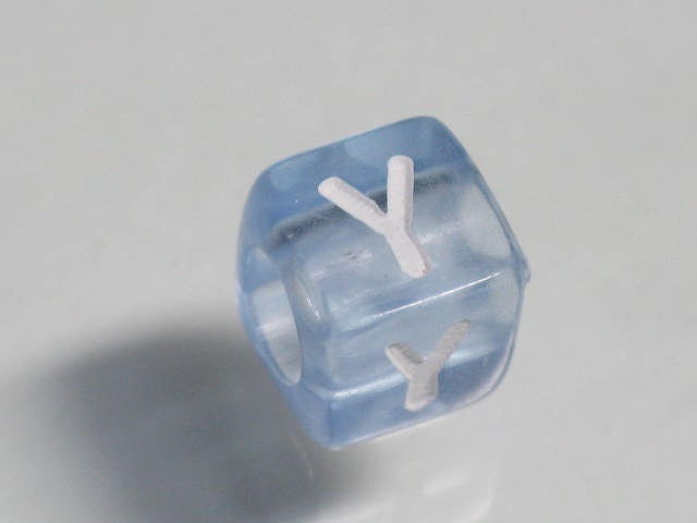 TOKO-BEADS P001-1-Y Alphabet (Y) 6mm P001-1-Y アルファベット（Y） 6mm Asian bead & African bead  Handmade,Lampeork,bead,asia,india,ethnic,parts,accessory,beads とんぼ玉,ビーズ,トンボ玉,アジア,インド,エスニック,手作り,パーツ,アクセサリー