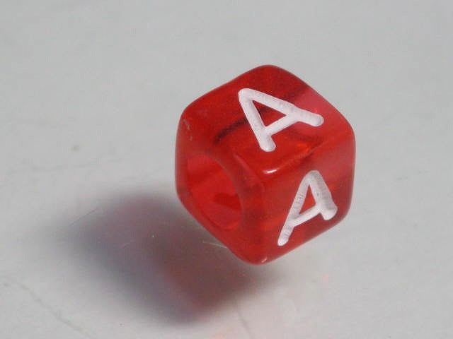 TOKO-BEADS P001-2-A Alphabet (A) 6mm P001-2-A アルファベット（A） 6mm Asian bead & African bead  Handmade,Lampeork,bead,asia,india,ethnic,parts,accessory,beads とんぼ玉,ビーズ,トンボ玉,アジア,インド,エスニック,手作り,パーツ,アクセサリー