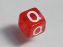 TOKO-BEADS P001-2-Q Alphabet (Q) 6mm P001-2-Q アルファベット（Q） 6mm Asian bead & African bead  Handmade,Lampeork,bead,asia,india,ethnic,parts,accessory,beads とんぼ玉,ビーズ,トンボ玉,アジア,インド,エスニック,手作り,パーツ,アクセサリー