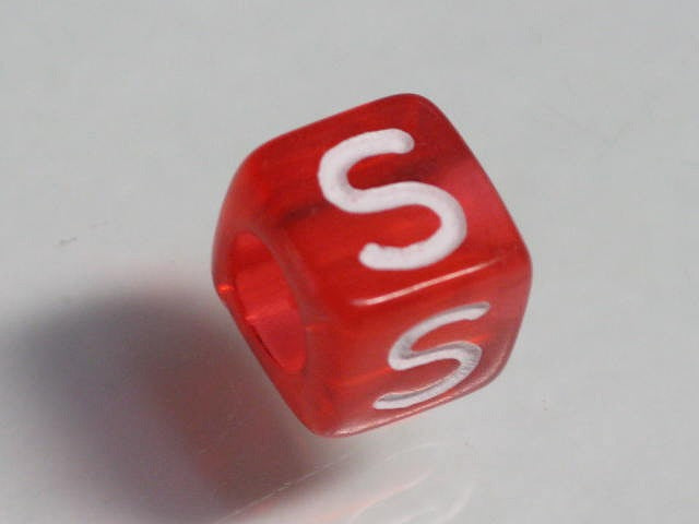 TOKO-BEADS P001-2-S Alphabet (S) 6mm P001-2-S アルファベット（S） 6mm Asian bead & African bead  Handmade,Lampeork,bead,asia,india,ethnic,parts,accessory,beads とんぼ玉,ビーズ,トンボ玉,アジア,インド,エスニック,手作り,パーツ,アクセサリー