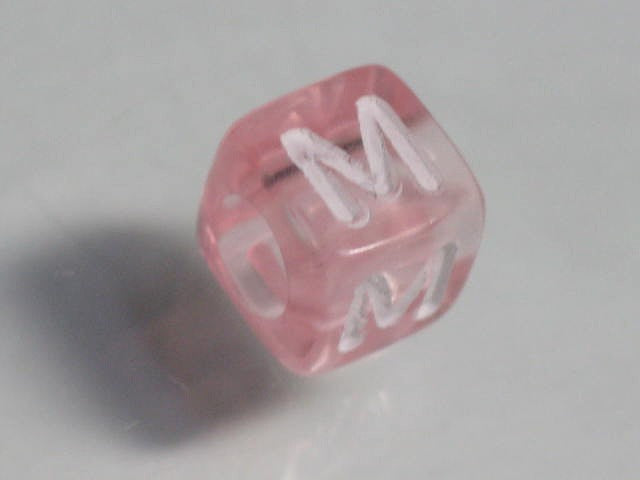 TOKO-BEADS P001-3-M Alphabet (M) 6mm P001-3-M アルファベット（M） 6mm Asian bead & African bead  Handmade,Lampeork,bead,asia,india,ethnic,parts,accessory,beads とんぼ玉,ビーズ,トンボ玉,アジア,インド,エスニック,手作り,パーツ,アクセサリー