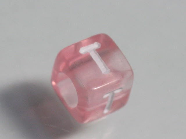 TOKO-BEADS P001-3-T Alphabet (T) 6mm P001-3-T アルファベット（T） 6mm Asian bead & African bead  Handmade,Lampeork,bead,asia,india,ethnic,parts,accessory,beads とんぼ玉,ビーズ,トンボ玉,アジア,インド,エスニック,手作り,パーツ,アクセサリー