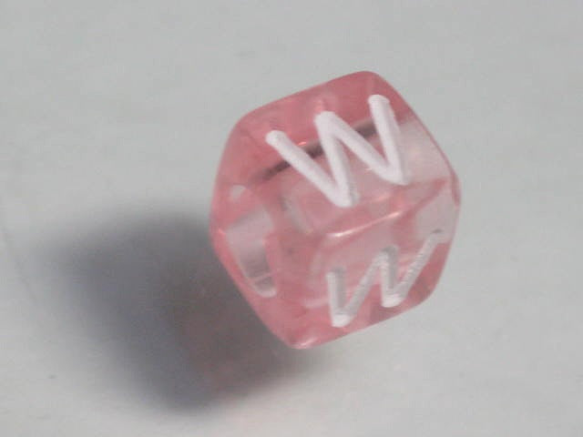TOKO-BEADS P001-3-W Alphabet (W) 6mm P001-3-W アルファベット（W） 6mm Asian bead & African bead  Handmade,Lampeork,bead,asia,india,ethnic,parts,accessory,beads とんぼ玉,ビーズ,トンボ玉,アジア,インド,エスニック,手作り,パーツ,アクセサリー
