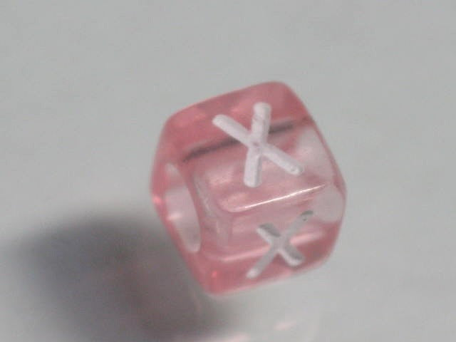 TOKO-BEADS P001-3-X Alphabet (X) 6mm P001-3-X アルファベット（X） 6mm Asian bead & African bead  Handmade,Lampeork,bead,asia,india,ethnic,parts,accessory,beads とんぼ玉,ビーズ,トンボ玉,アジア,インド,エスニック,手作り,パーツ,アクセサリー