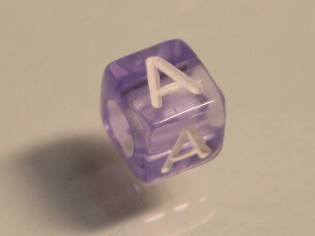 TOKO-BEADS P001-4-A Alphabet (A) 6mm P001-4-A アルファベット（A） 6mm Asian bead & African bead  Handmade,Lampeork,bead,asia,india,ethnic,parts,accessory,beads とんぼ玉,ビーズ,トンボ玉,アジア,インド,エスニック,手作り,パーツ,アクセサリー
