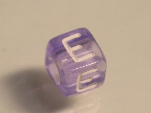 TOKO-BEADS P001-4-E Alphabet (E) 6mm P001-4-E アルファベット（E） 6mm Asian bead & African bead  Handmade,Lampeork,bead,asia,india,ethnic,parts,accessory,beads とんぼ玉,ビーズ,トンボ玉,アジア,インド,エスニック,手作り,パーツ,アクセサリー