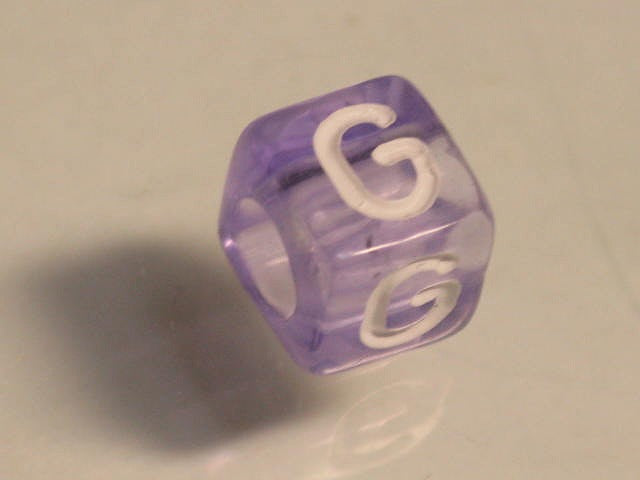 TOKO-BEADS P001-4-G Alphabet (G) 6mm P001-4-G アルファベット（G） 6mm Asian bead & African bead  Handmade,Lampeork,bead,asia,india,ethnic,parts,accessory,beads とんぼ玉,ビーズ,トンボ玉,アジア,インド,エスニック,手作り,パーツ,アクセサリー