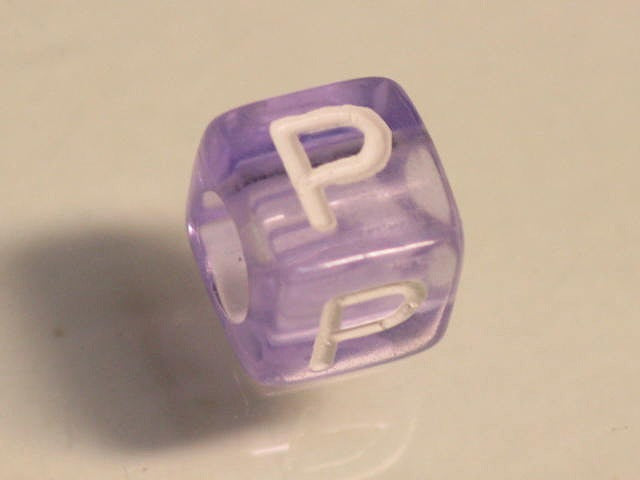 TOKO-BEADS P001-4-P Alphabet (P) 6mm P001-4-P アルファベット（P） 6mm Asian bead & African bead  Handmade,Lampeork,bead,asia,india,ethnic,parts,accessory,beads とんぼ玉,ビーズ,トンボ玉,アジア,インド,エスニック,手作り,パーツ,アクセサリー