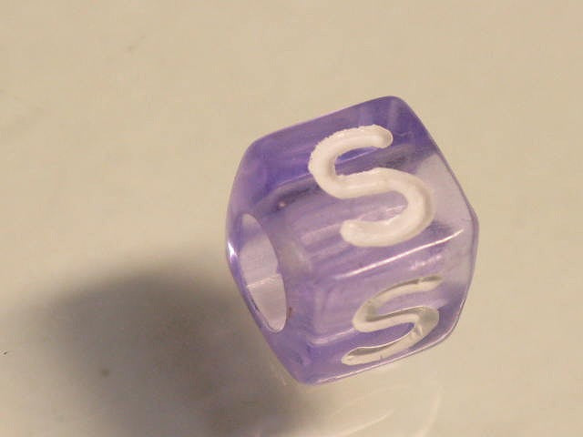 TOKO-BEADS P001-4-S Alphabet (S) 6mm P001-4-S アルファベット（S） 6mm Asian bead & African bead  Handmade,Lampeork,bead,asia,india,ethnic,parts,accessory,beads とんぼ玉,ビーズ,トンボ玉,アジア,インド,エスニック,手作り,パーツ,アクセサリー