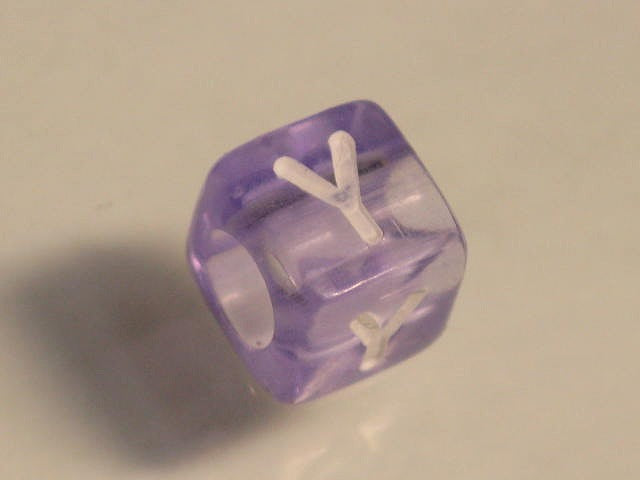 TOKO-BEADS P001-4-Y Alphabet (Y) 6mm P001-4-Y アルファベット（Y） 6mm Asian bead & African bead  Handmade,Lampeork,bead,asia,india,ethnic,parts,accessory,beads とんぼ玉,ビーズ,トンボ玉,アジア,インド,エスニック,手作り,パーツ,アクセサリー