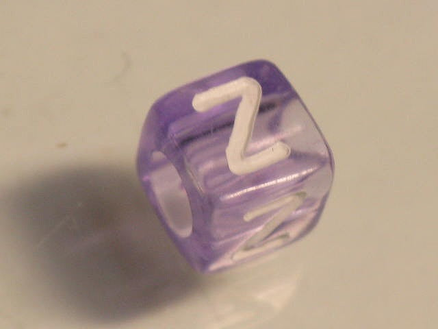 TOKO-BEADS P001-4-Z Alphabet (Z) 6mm P001-4-Z アルファベット（Z） 6mm Asian bead & African bead  Handmade,Lampeork,bead,asia,india,ethnic,parts,accessory,beads とんぼ玉,ビーズ,トンボ玉,アジア,インド,エスニック,手作り,パーツ,アクセサリー